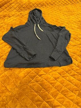 Women's Charcoal Gray Hoodie Sweatshirt